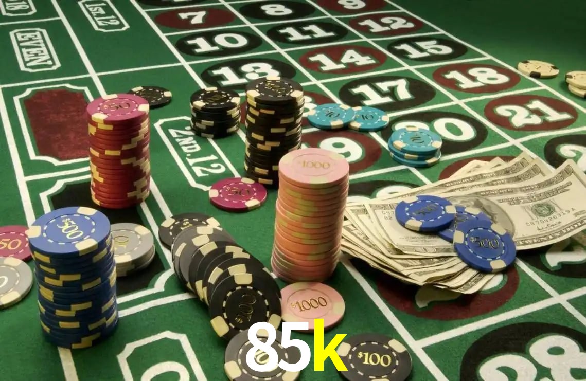 Sinta a adrenalina dos jogos de cassino com 85k